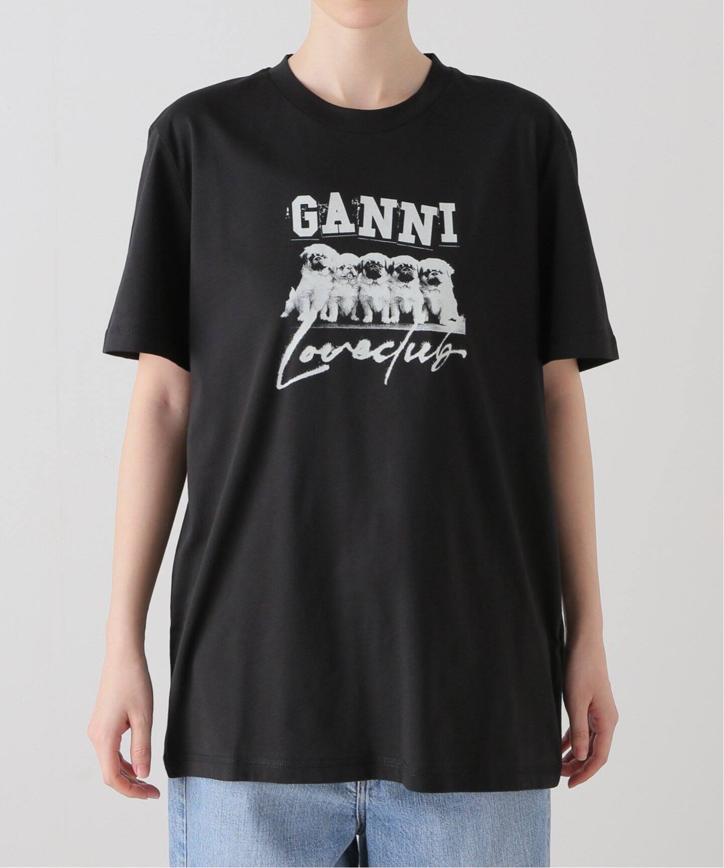 GANNI / ガニー】 Thin Jersey Puppy Relaxed T-shirt（Tシャツ 