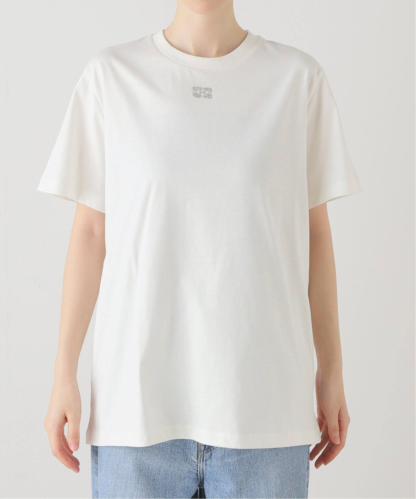 GANNI / ガニー】 Basic Jersey Rhinestone Relaxed T-（Tシャツ 