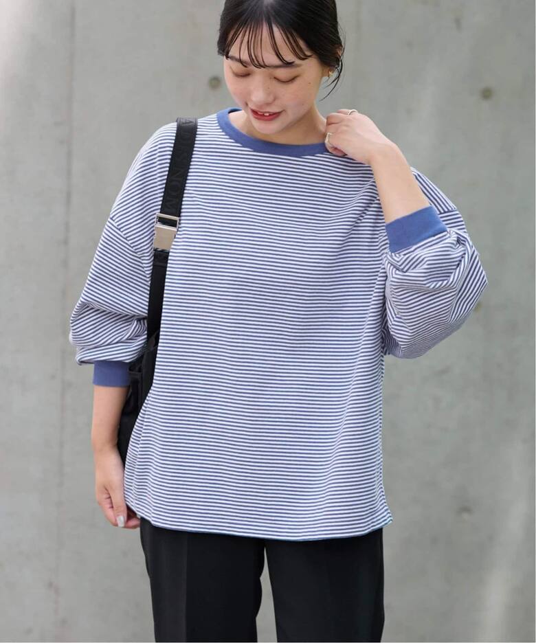 ≪追加≫ミジンボーダーロンT2（Tシャツ／カットソー）｜FRAMeWORK 