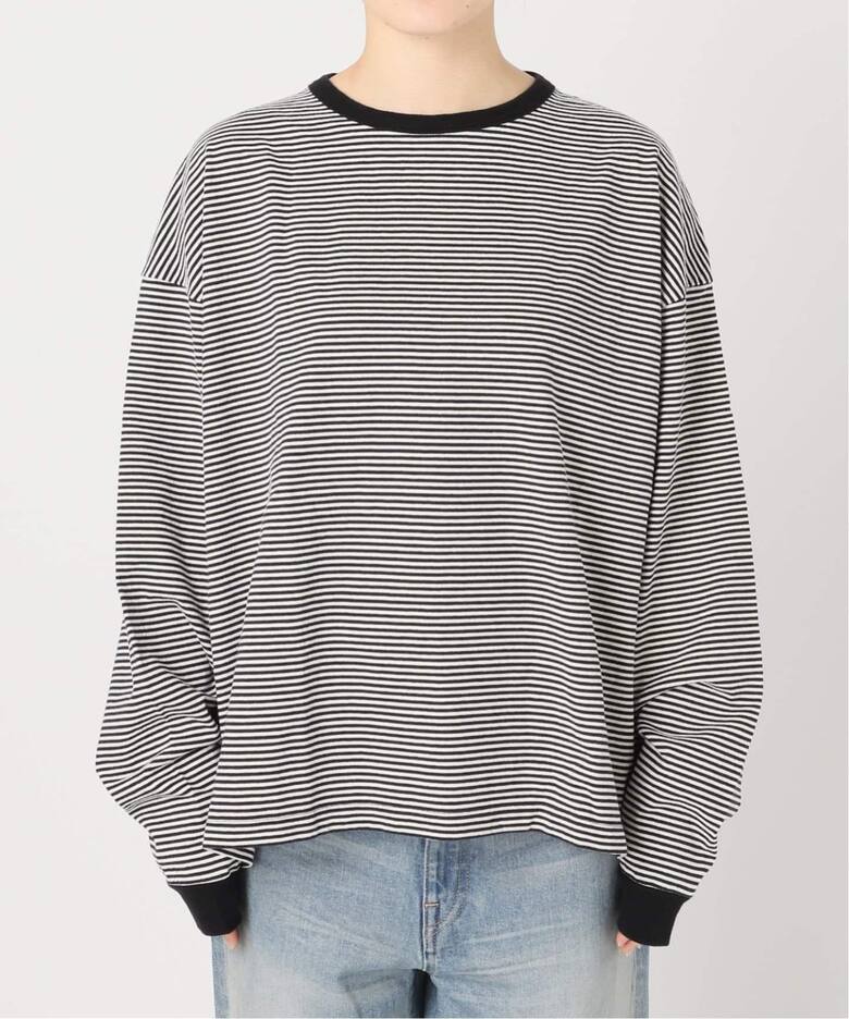 ≪追加≫ミジンボーダーロンT2（Tシャツ／カットソー）｜FRAMeWORK 