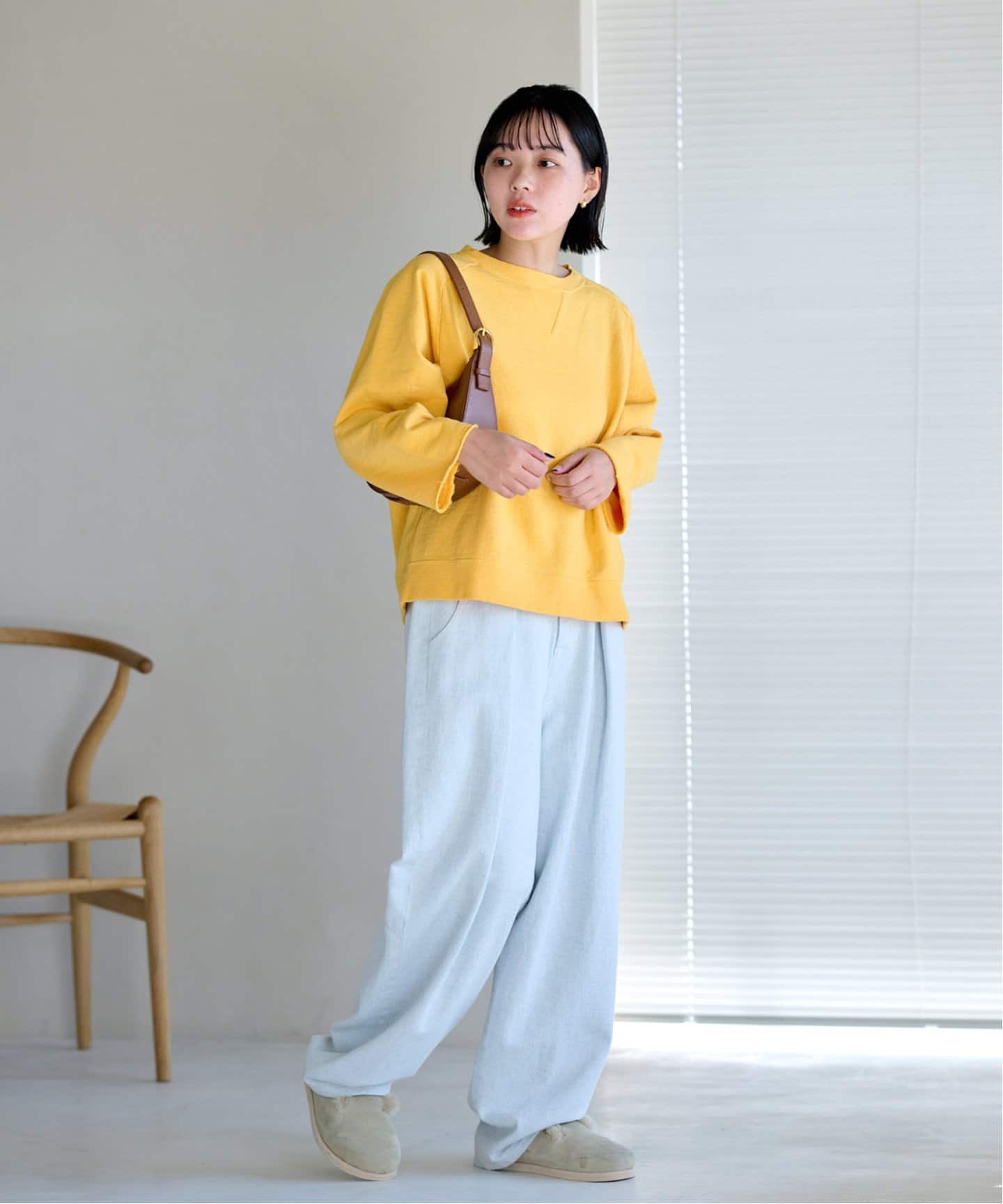 美品】フレームワーク ヴィンテージ裏毛クロップドスリーブプル