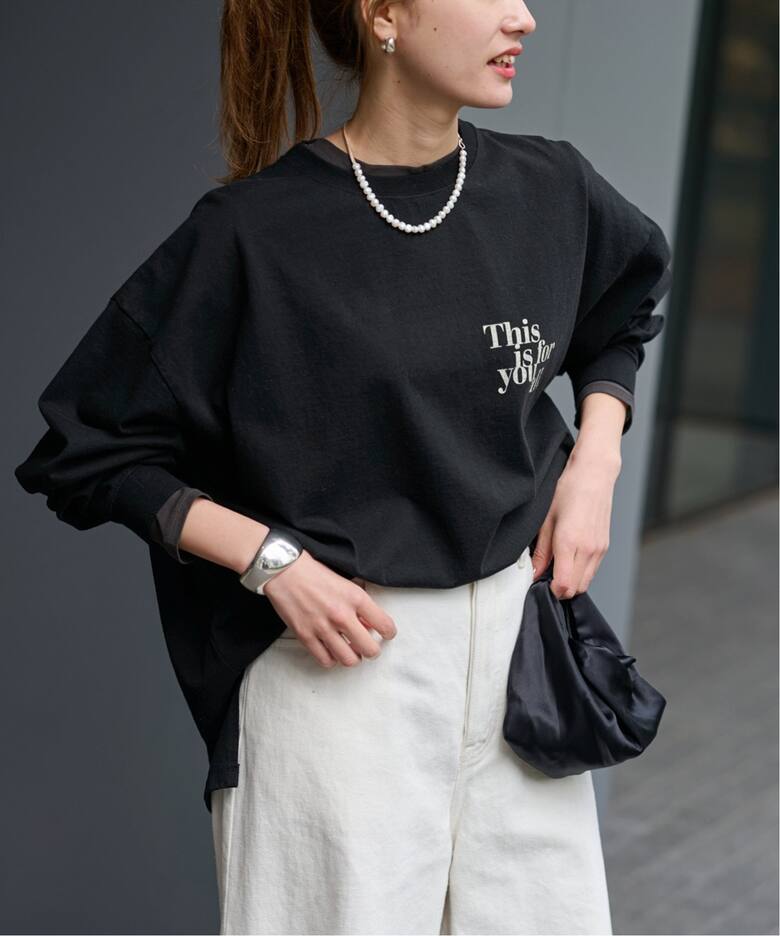 haru×FRAMeWORK】ロゴロンT（Tシャツ／カットソー）｜FRAMeWORK 