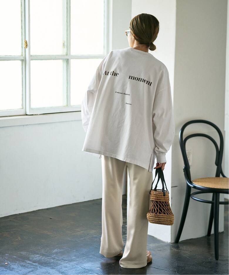 haru×FRAMeWORK】ロゴロンT（Tシャツ／カットソー）｜FRAMeWORK 
