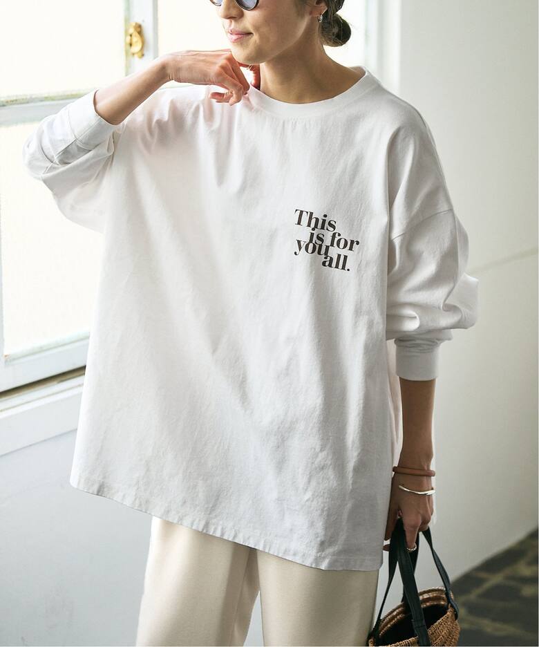 haru×FRAMeWORK】ロゴロンT（Tシャツ／カットソー）｜FRAMeWORK 