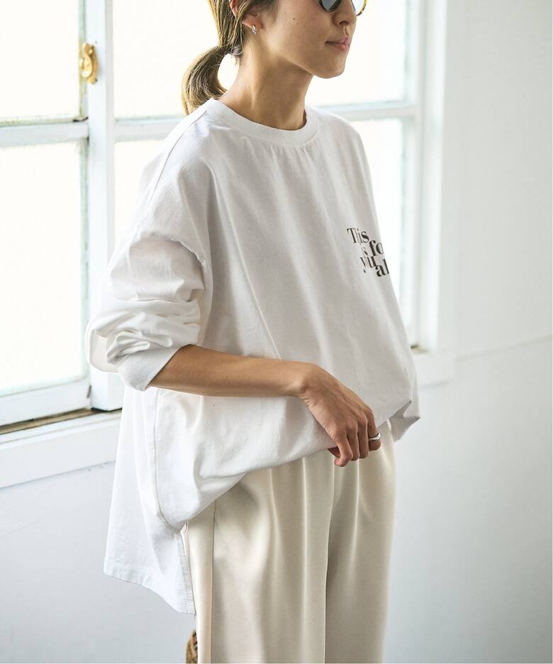 haru×FRAMeWORK】ロゴロンT（Tシャツ／カットソー）｜FRAMeWORK 