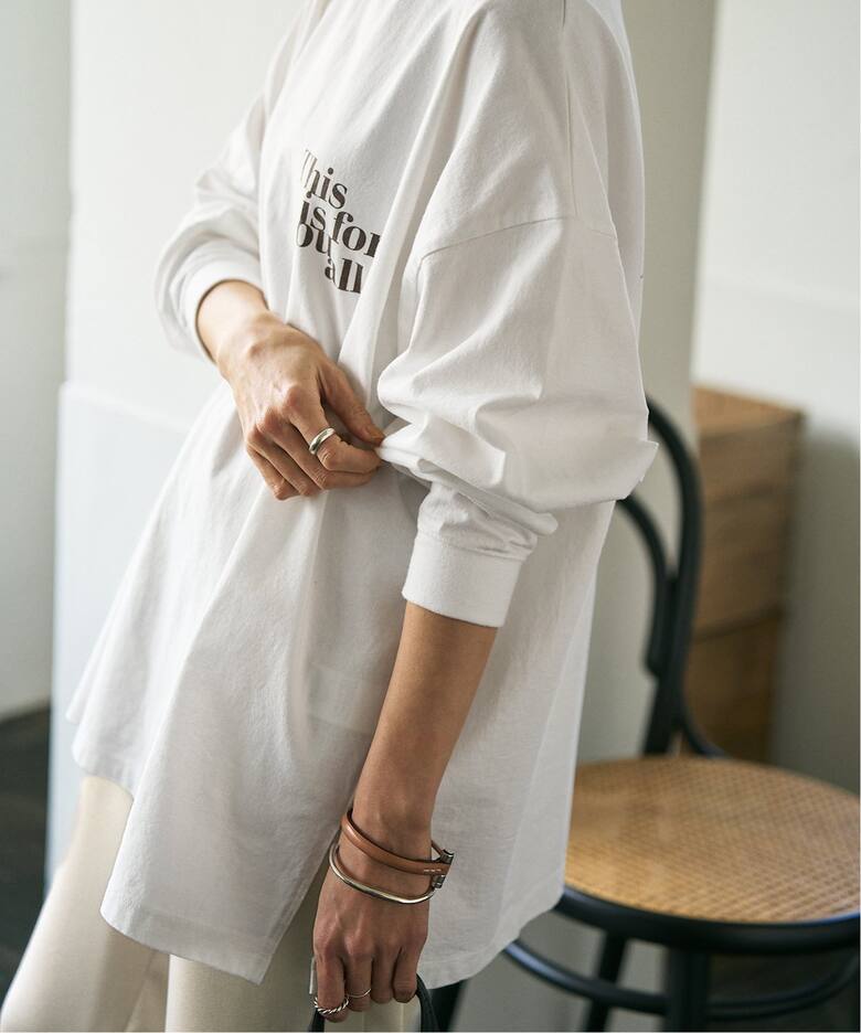 haru×FRAMeWORK】ロゴロンT（Tシャツ／カットソー）｜FRAMeWORK 