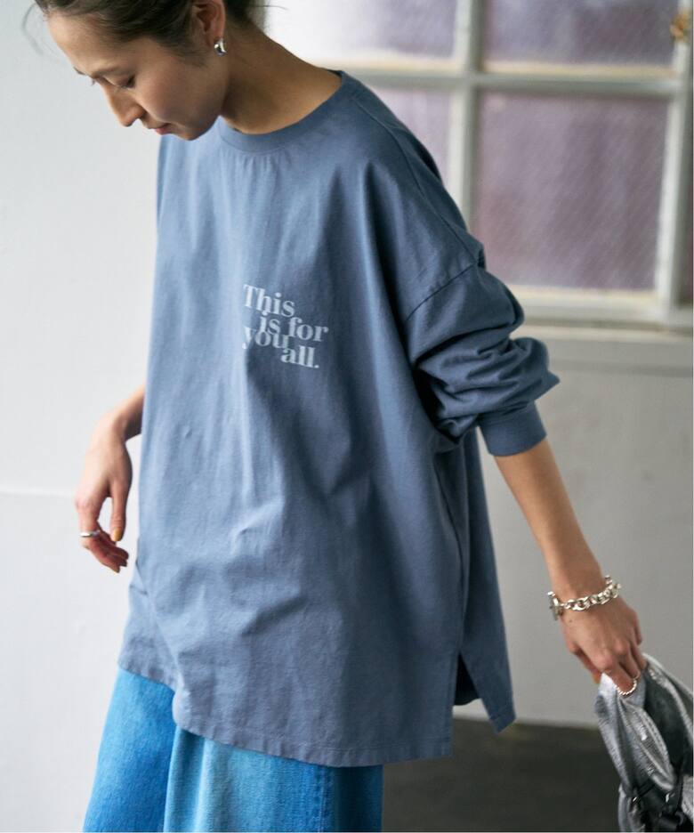 haru×FRAMeWORK】ロゴロンT（Tシャツ／カットソー）｜FRAMeWORK 