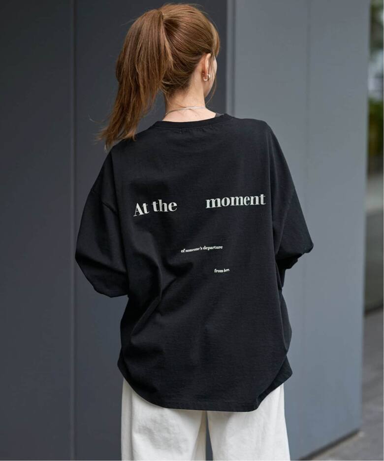 ≪追加≫【haru×FRAMeWORK】ロゴロンT2（Tシャツ／カットソー 