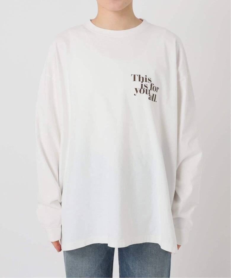 ≪WEB限定追加≫【haru×FRAMeWORK】ロゴロンT3（Tシャツ／カットソー 