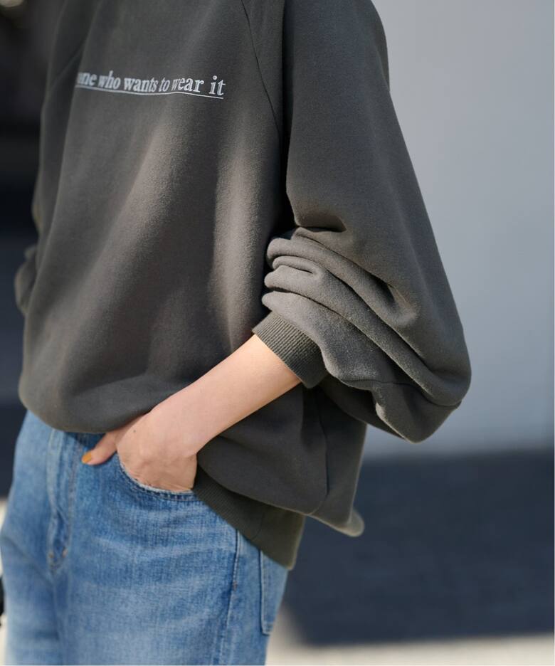 haru×FRAMeWORK】ロゴスエット（スウェット）｜FRAMeWORK（フレーム  