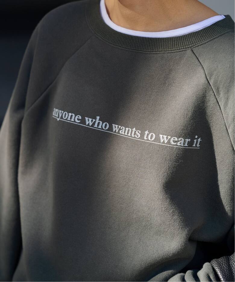 haru×FRAMeWORK】ロゴスエット（スウェット）｜FRAMeWORK（フレーム  