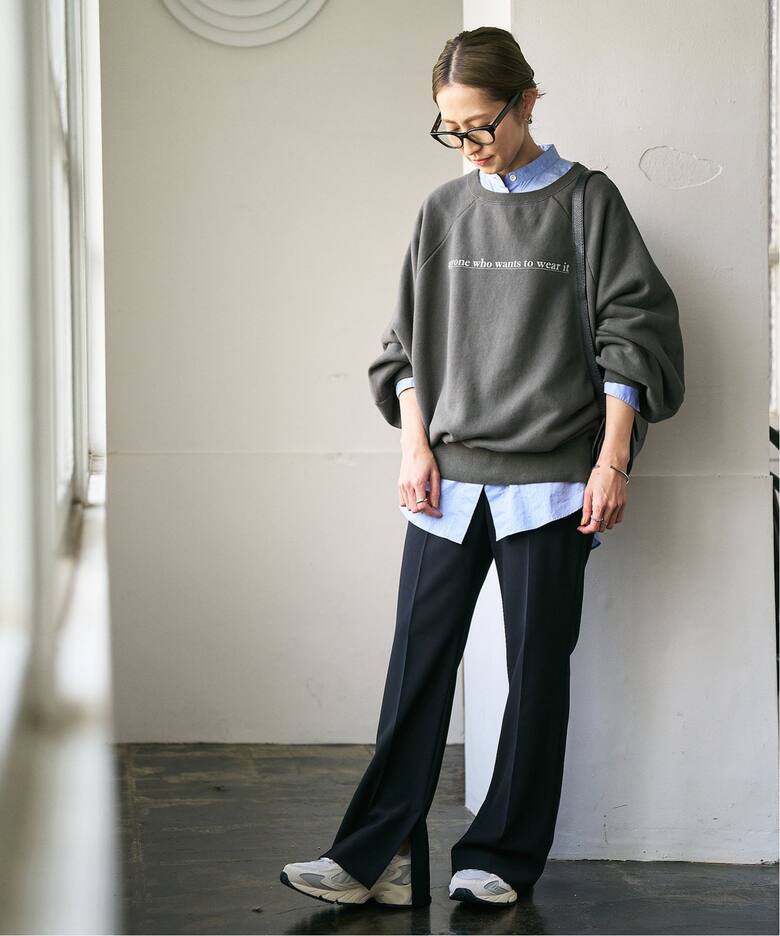 haru×FRAMeWORK】ロゴスエット（スウェット）｜FRAMeWORK（フレーム  