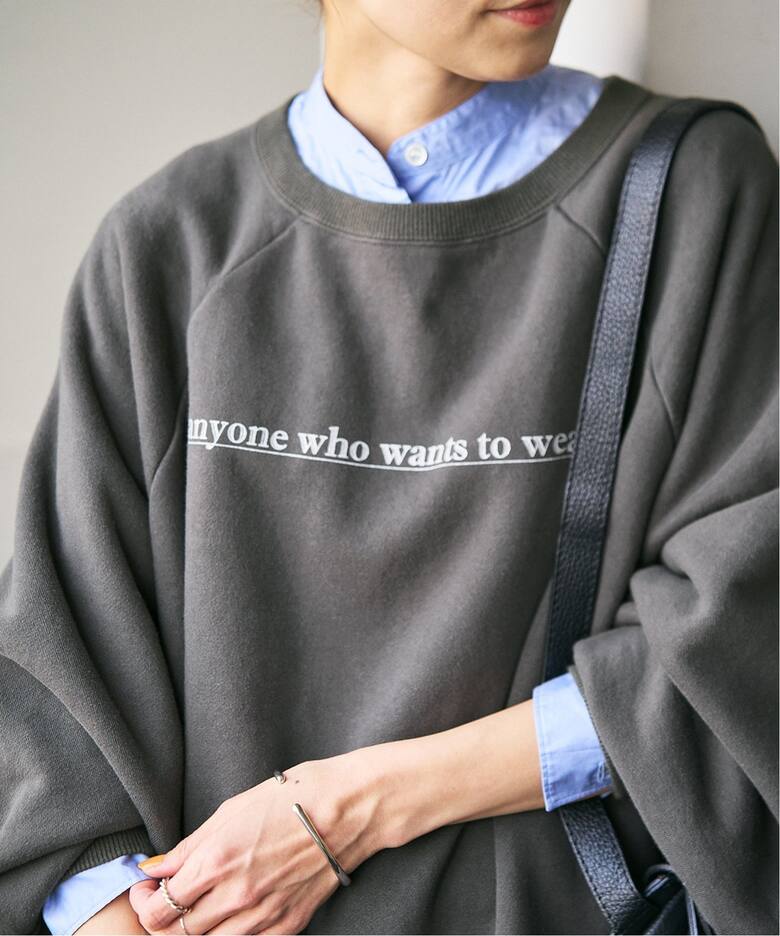 haru×FRAMeWORK】ロゴスエット（スウェット）｜FRAMeWORK（フレーム  
