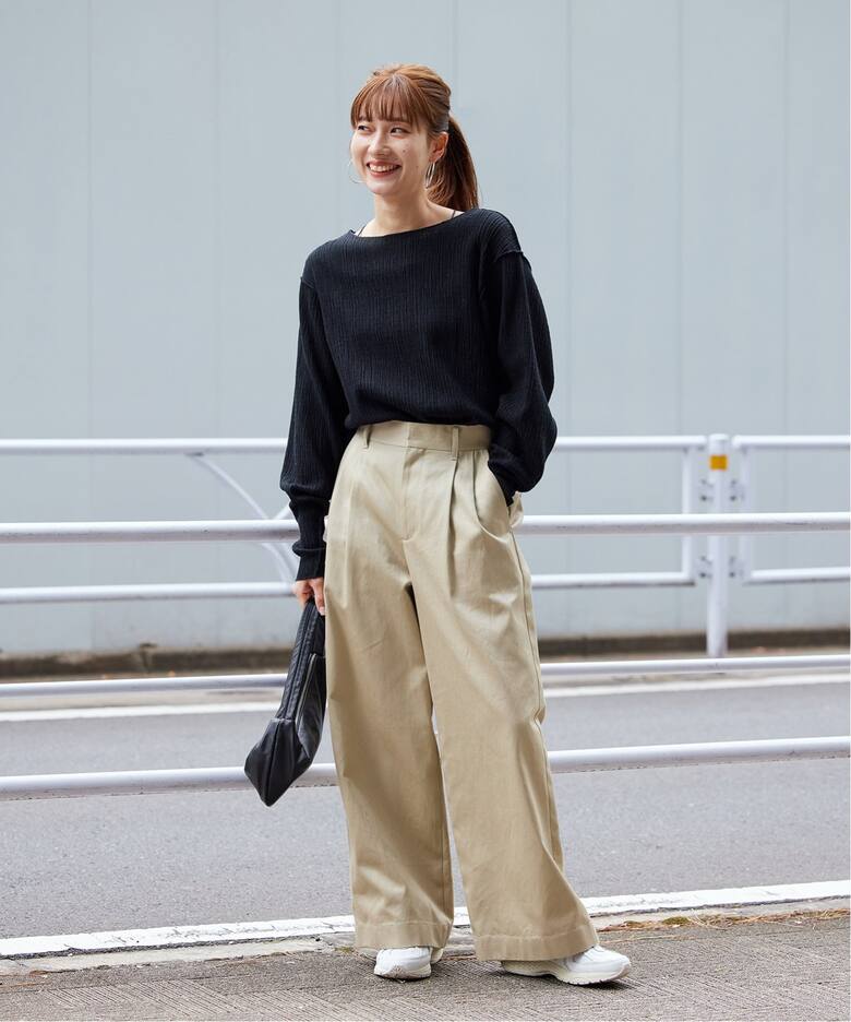 ≪WEB限定追加≫リンクルトリコットトップス（Tシャツ 