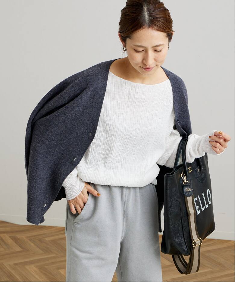 ≪WEB限定追加≫リンクルトリコットトップス（Tシャツ 