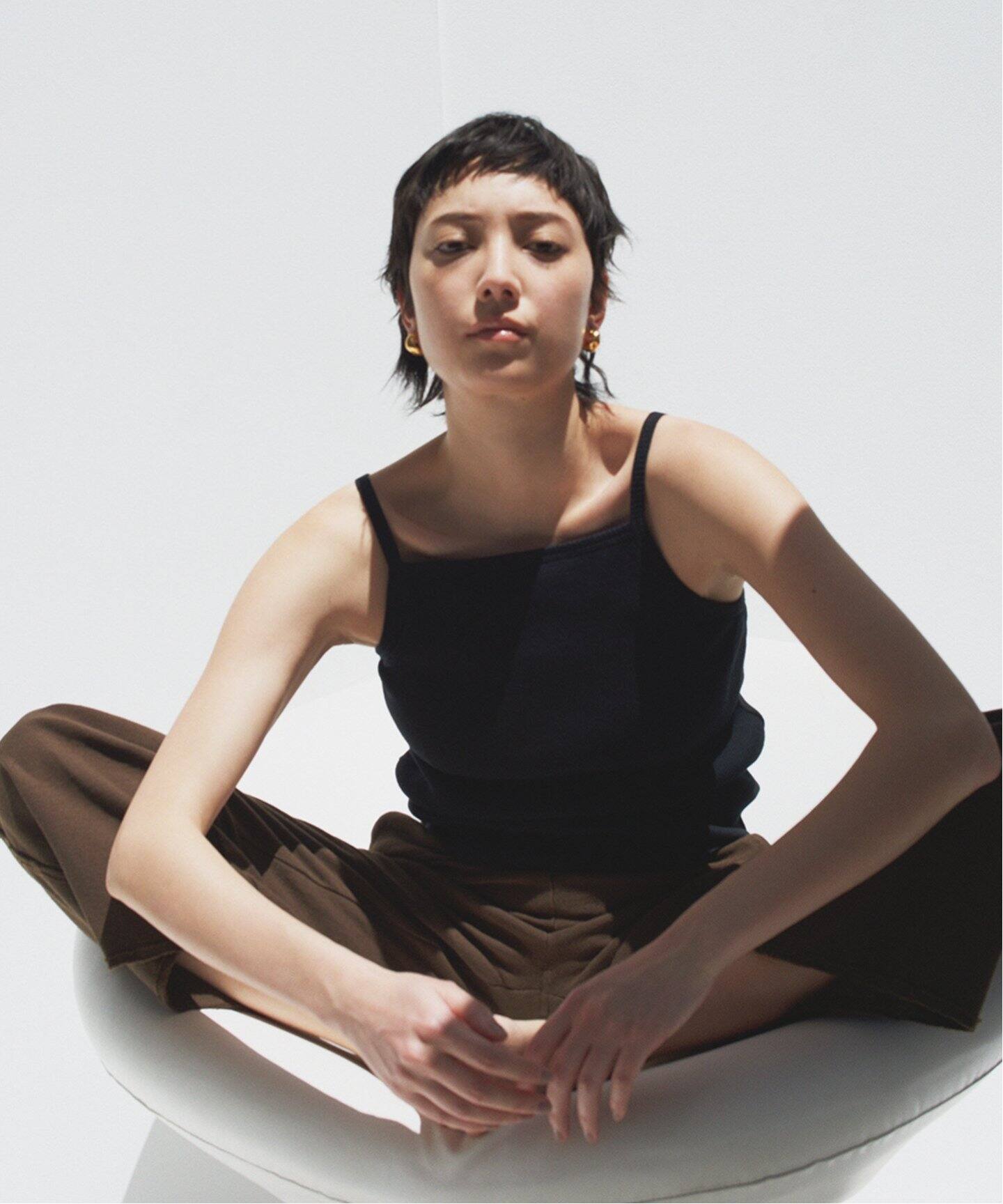 FRAMeWORK×EMILY WEEK オーガニックコットンキャミソール 2枚 FRAMeWORK×EMILY WEEK オーガニックコットンリブテレコ