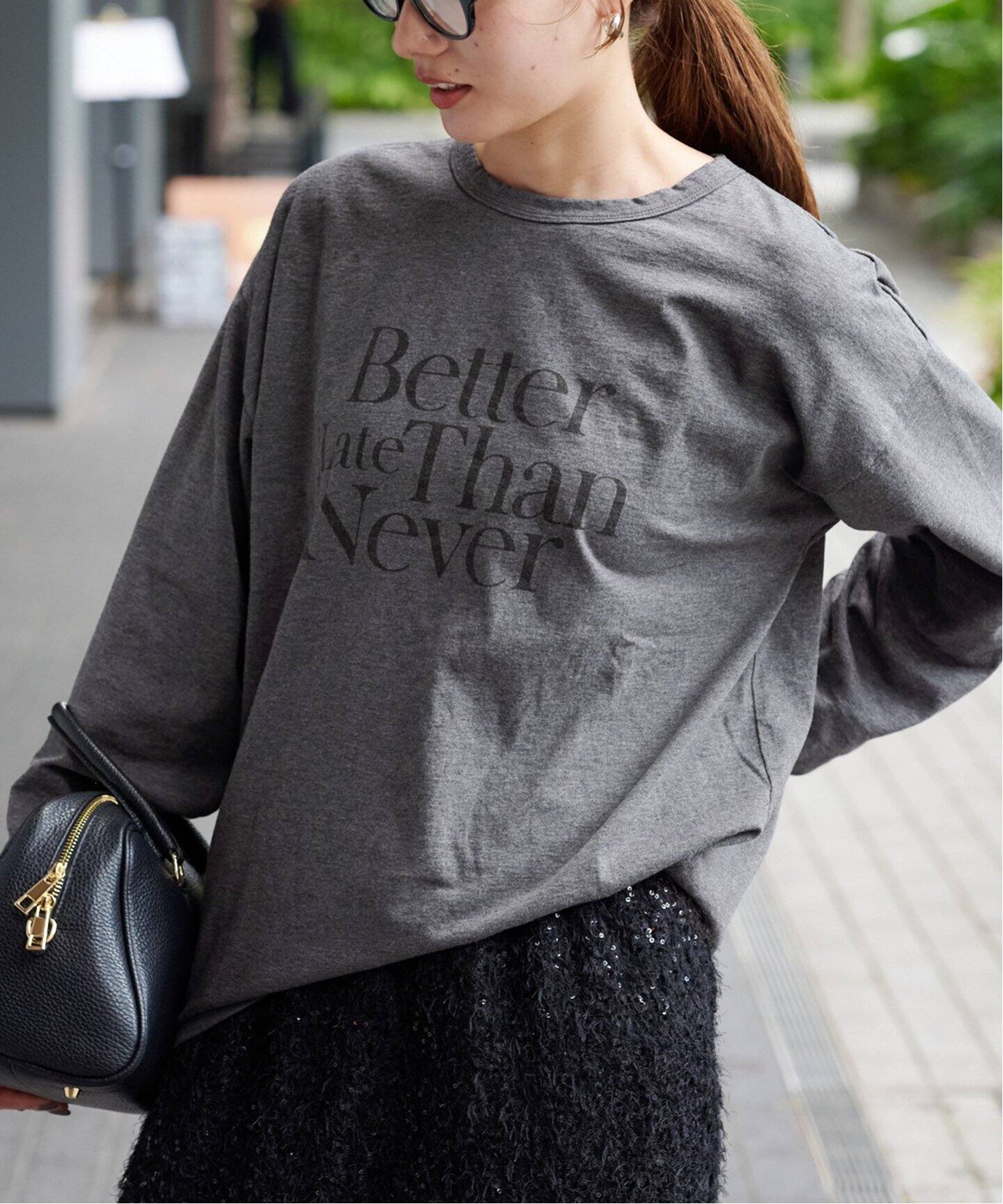 ロゴロングスリーブTEE（Tシャツ／カットソー）｜FRAMeWORK（フレーム