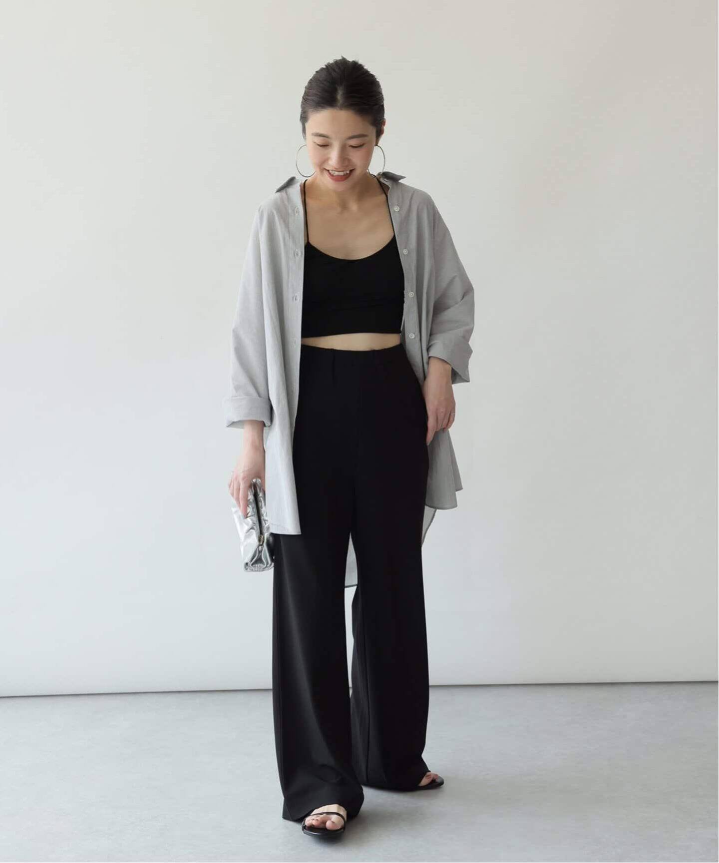 ≪追加≫FRAMeWORK×EMILY WEEK Yバッククロップドブラキャミソール3 