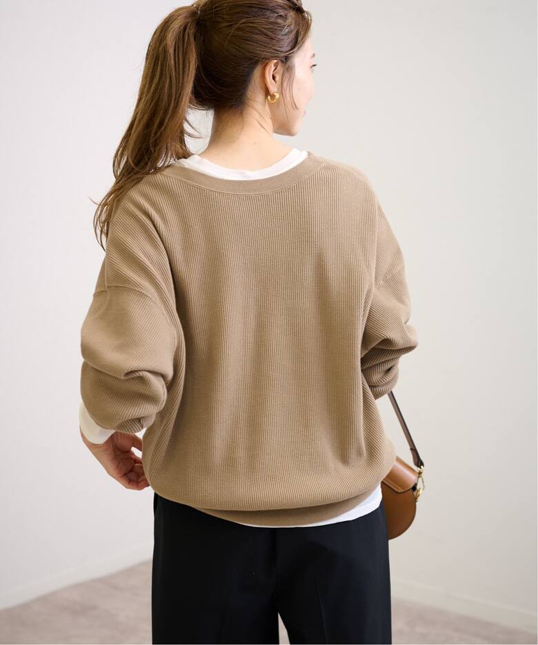 ワッフルヘンリープルオーバー（Tシャツ／カットソー）｜FRAMeWORK  
