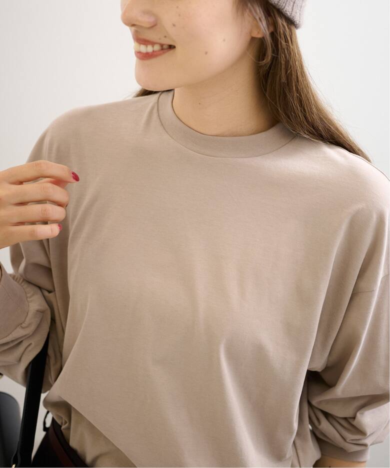 ATON/エイトン FRESCA NUBACK LONG SLEEVE Tシャツ（Tシャツ  