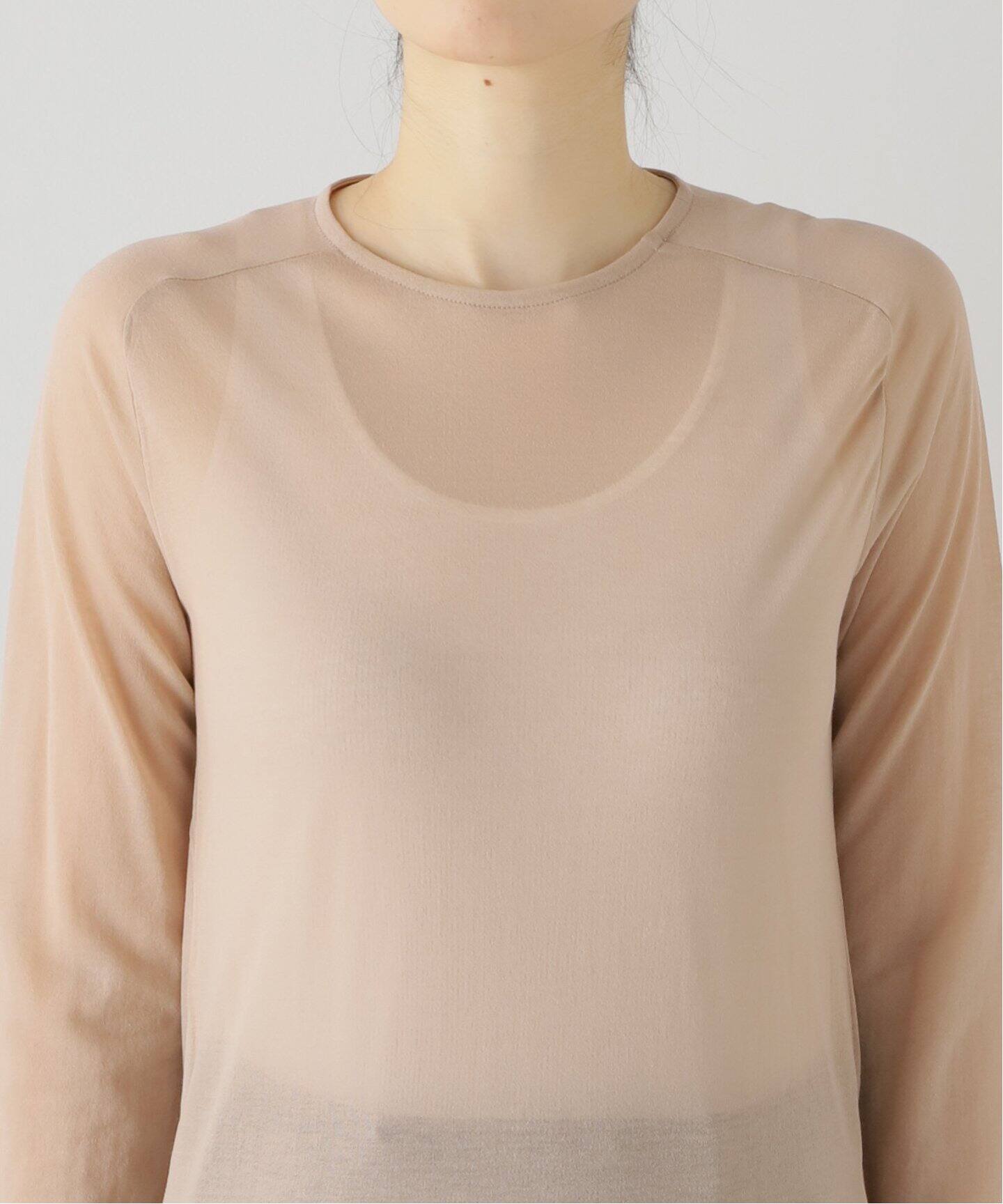 JANE SMITH/ジェーンスミス SHEER BACK OPEN PULLOVER（Tシャツ  