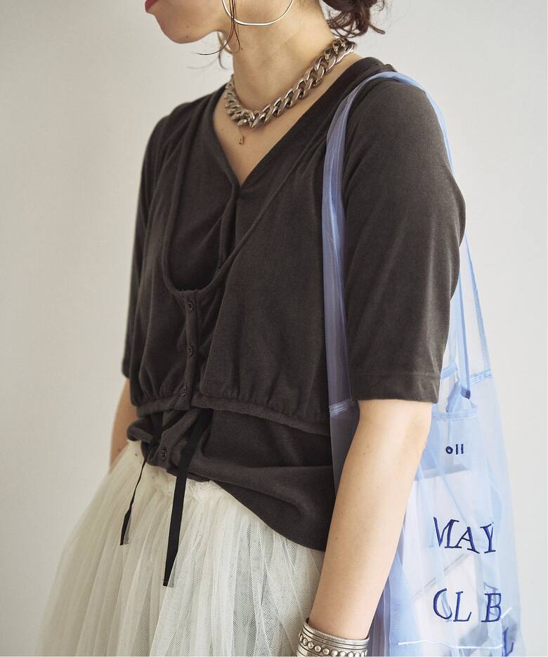 oll×FRAMeWORK pile layered Tシャツ（Tシャツ／カットソー  