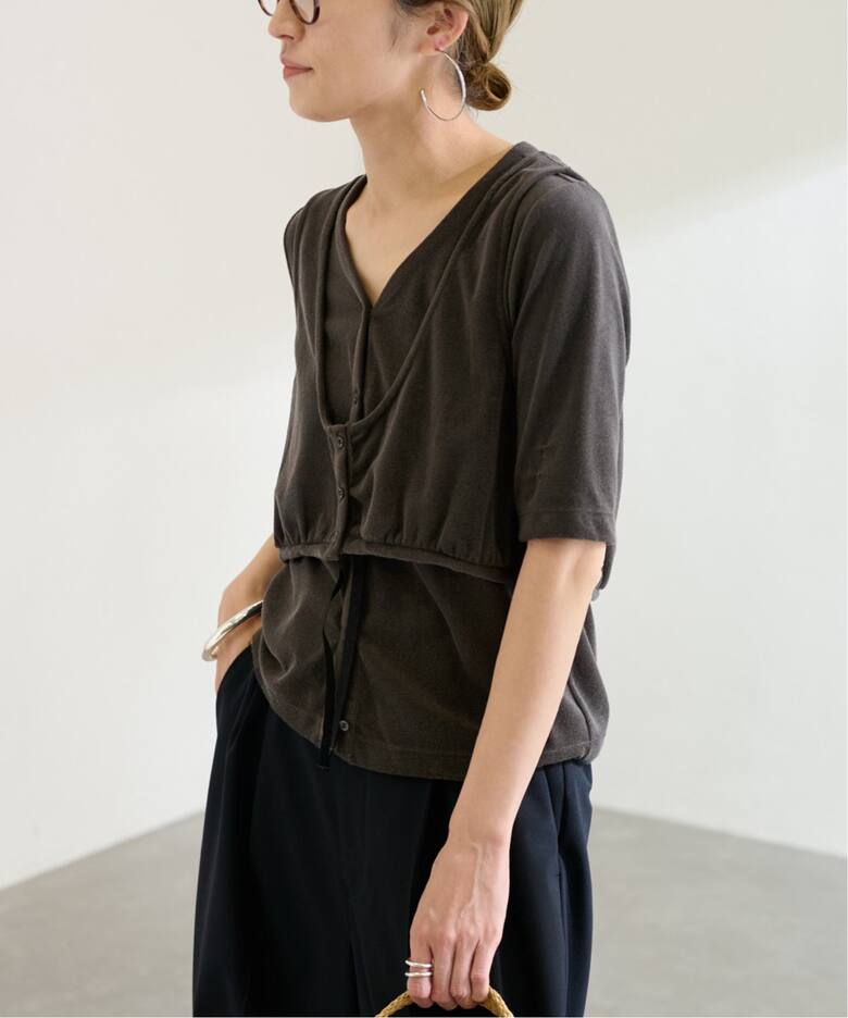 oll×FRAMeWORK pile layered Tシャツ（Tシャツ／カットソー 