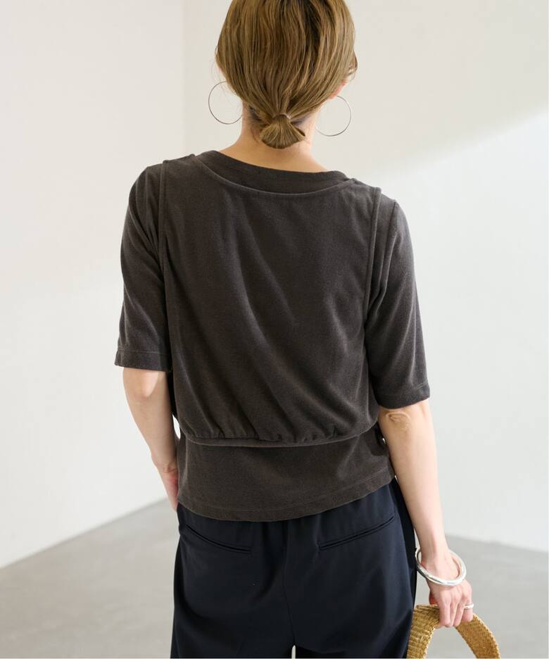 oll×FRAMeWORK pile layered Tシャツ（Tシャツ／カットソー 
