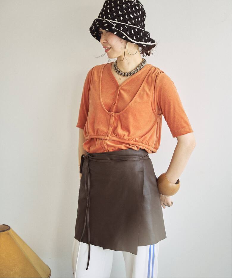 oll×FRAMeWORK pile layered Tシャツ（Tシャツ／カットソー  