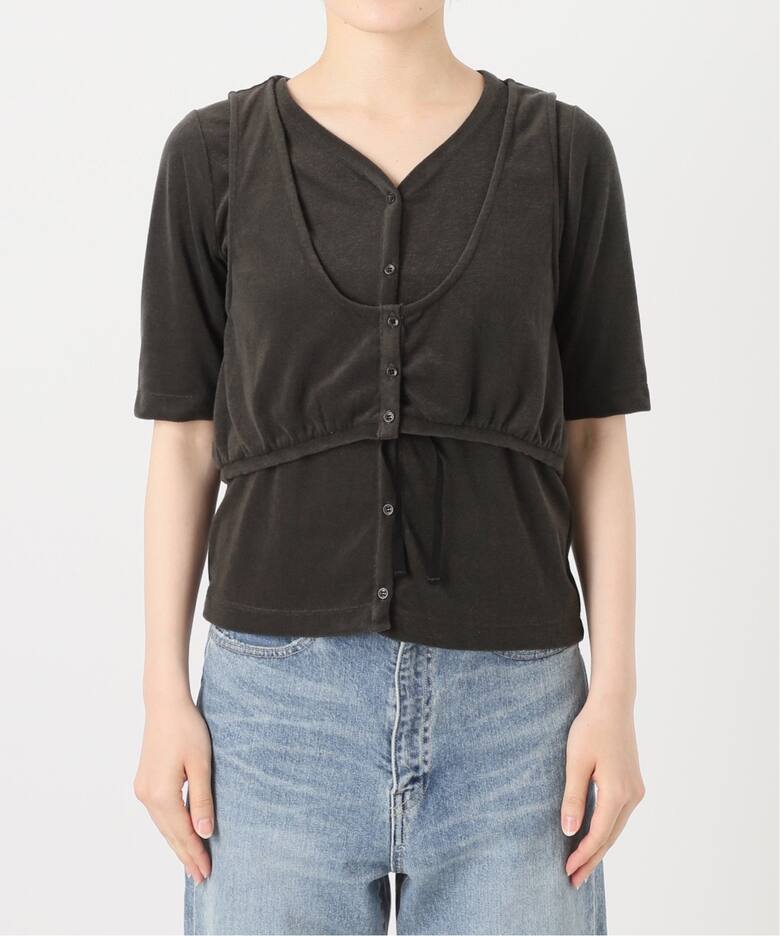 oll×FRAMeWORK pile layered Tシャツ（Tシャツ／カットソー 