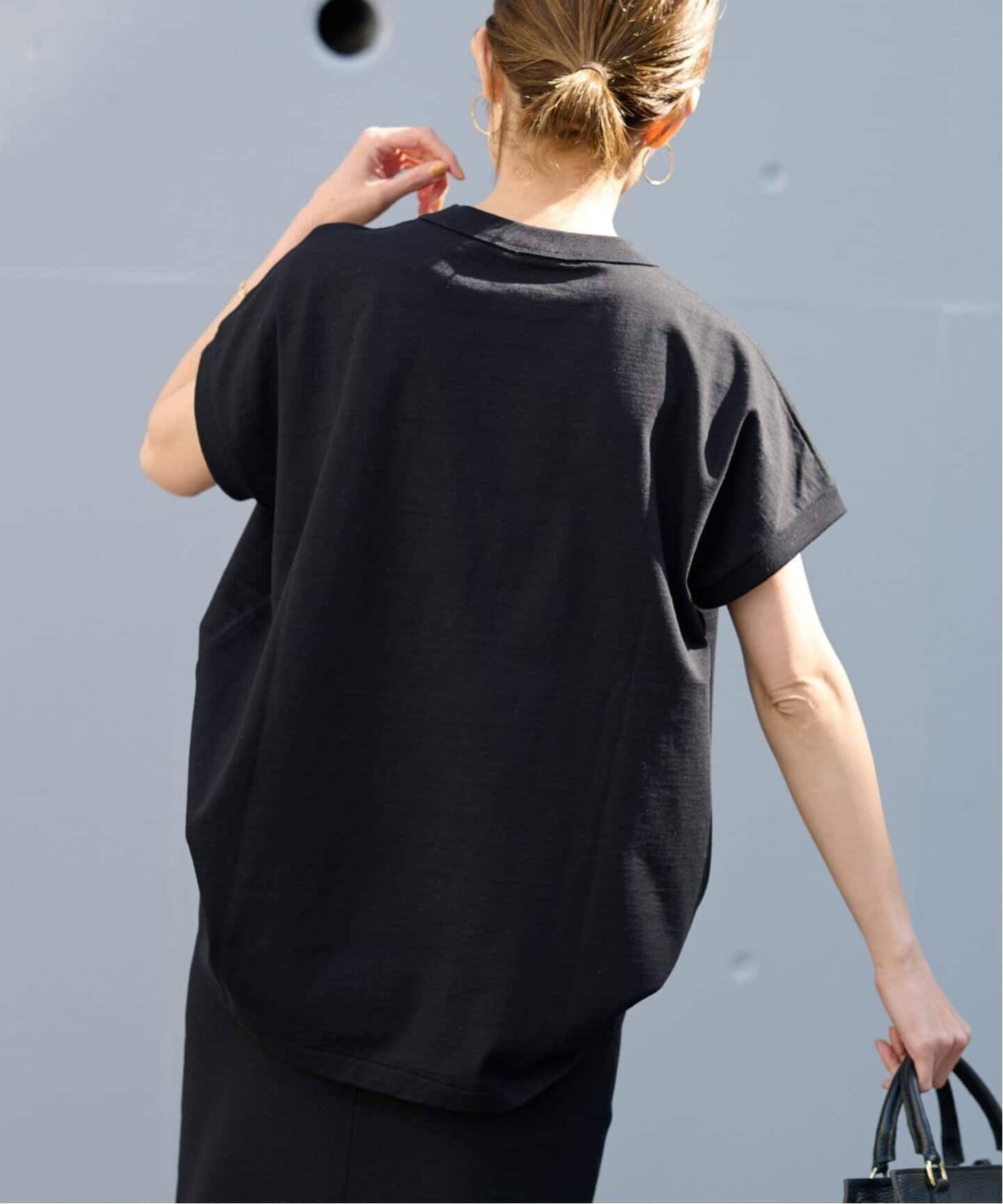 ≪追加≫ATON/エイトン 12/-AIR SPININNG OVERSIZED PULLOVER（Tシャツ 