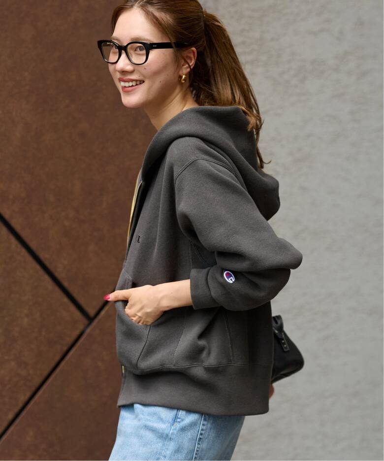 Champion/チャンピオン 別注リバースウィーブ11.5oz Wジップパーカー  