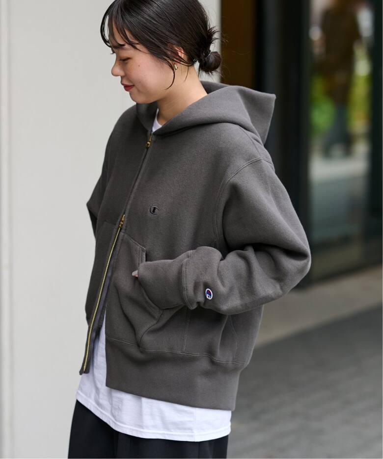 Champion/チャンピオン 別注リバースウィーブ11.5oz Wジップパーカー  