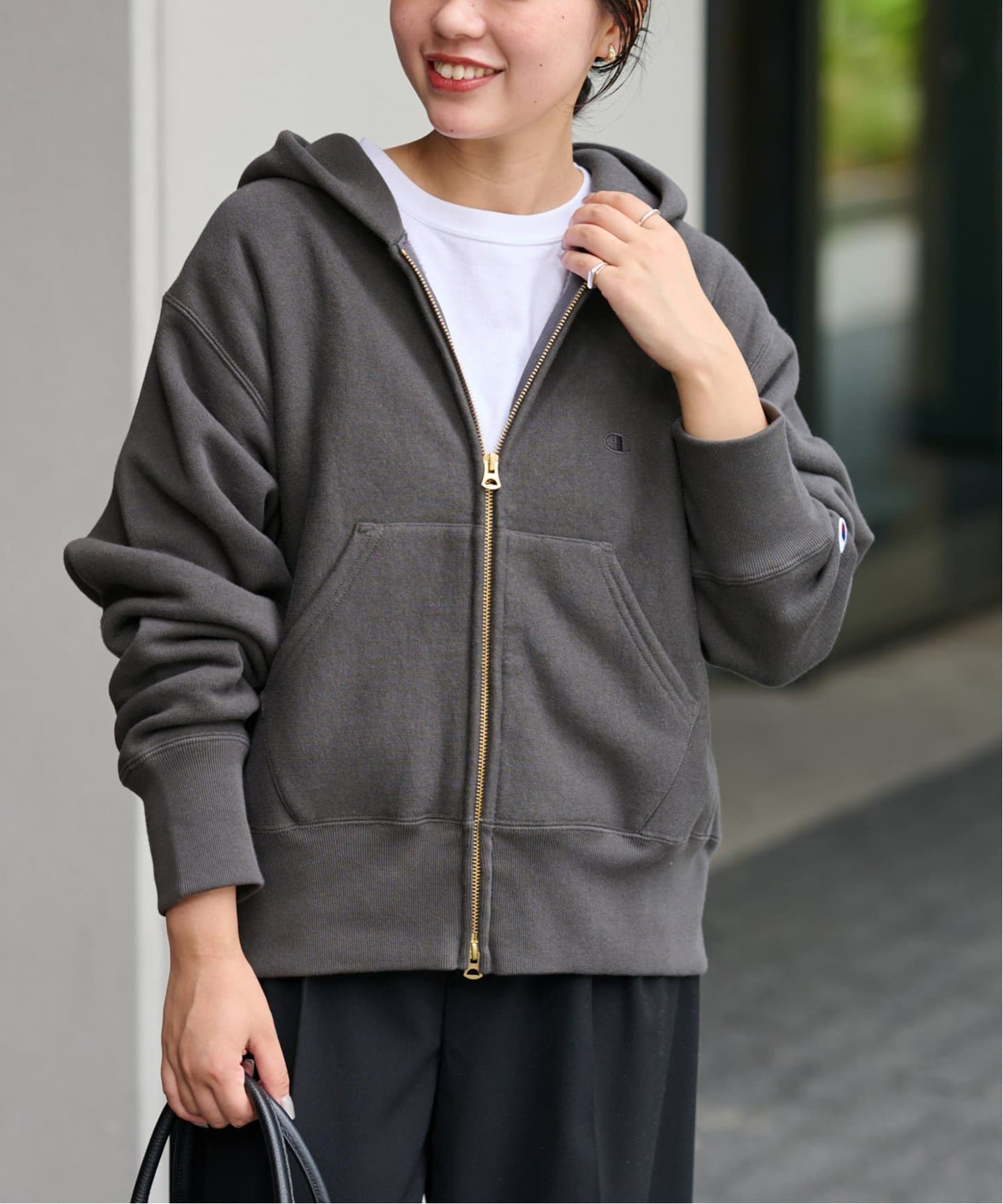 Champion/チャンピオン 別注リバースウィーブ11.5oz Wジップ