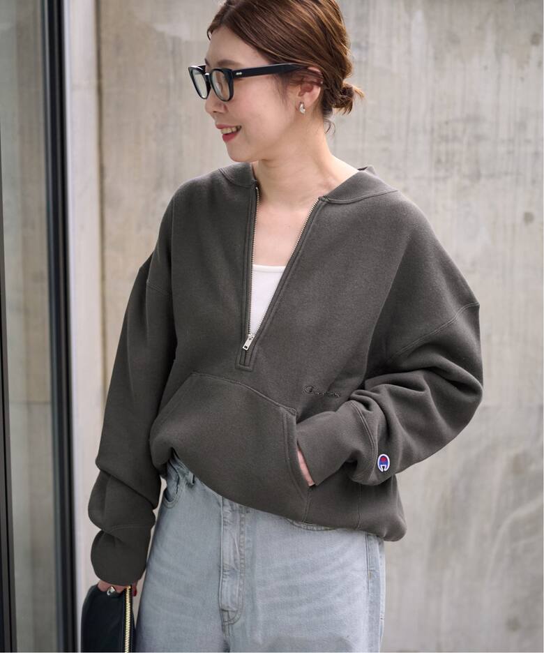 ≪追加≫Champion/チャンピオン 別注ハーフZIPリバースウィーブ11.5oz  