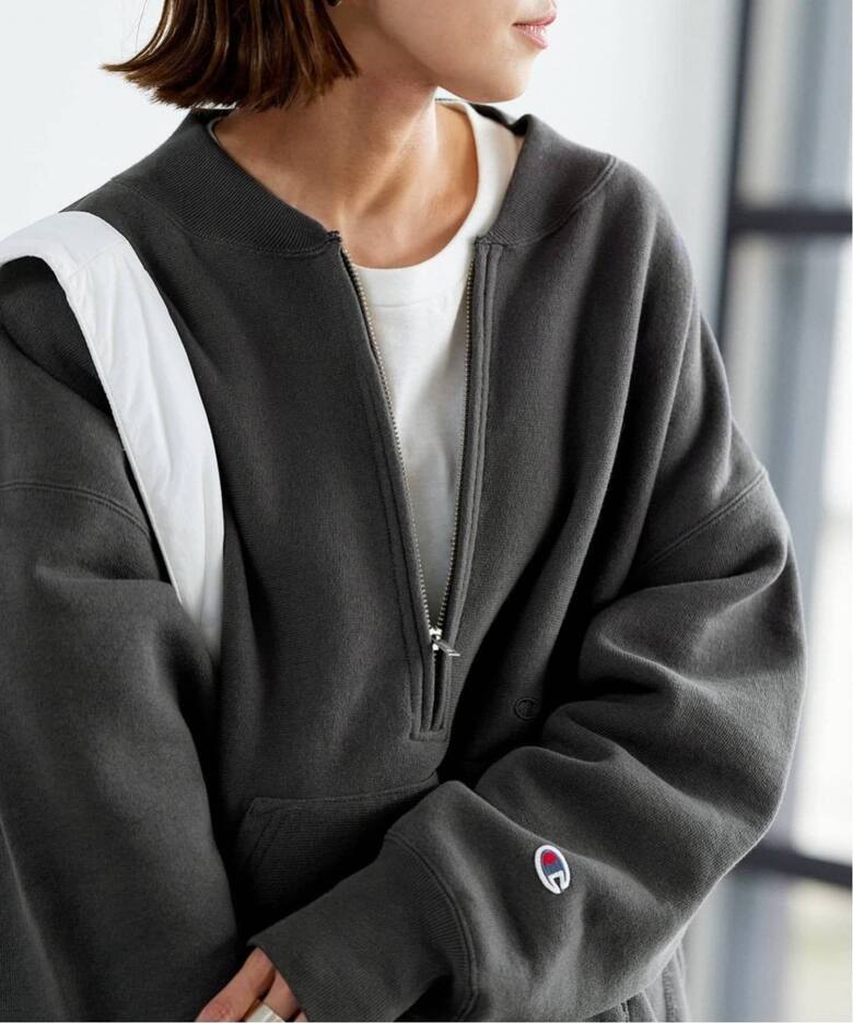 ≪追加≫Champion/チャンピオン 別注ハーフZIPリバースウィーブ11.5oz 