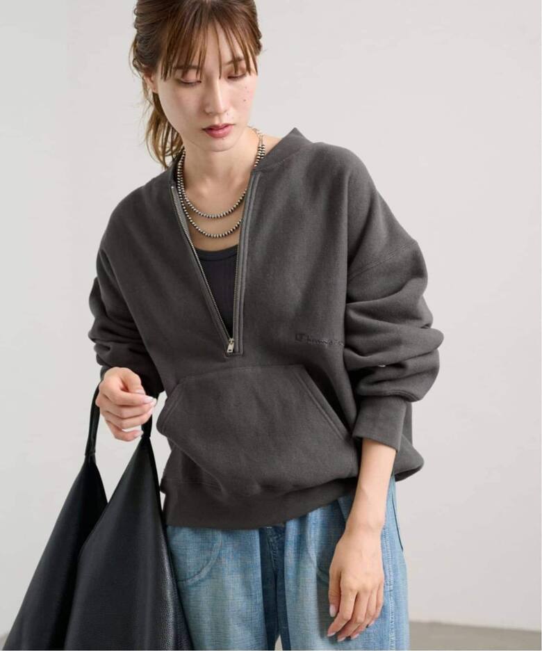 ≪追加≫Champion/チャンピオン 別注ハーフZIPリバースウィーブ 