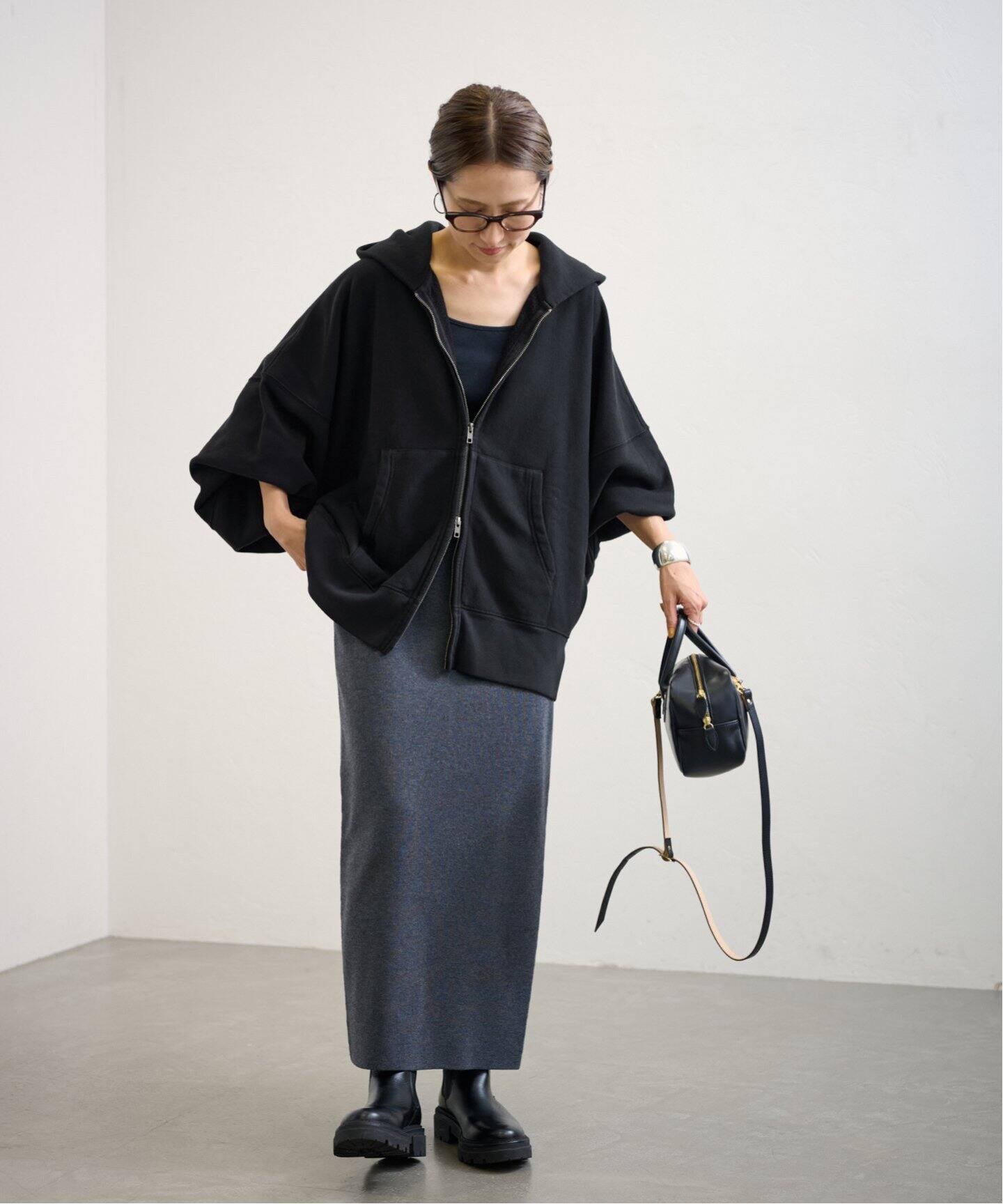 mean machine age 別注BRENTWOOD F/Z スウェットパーカー（パーカー  