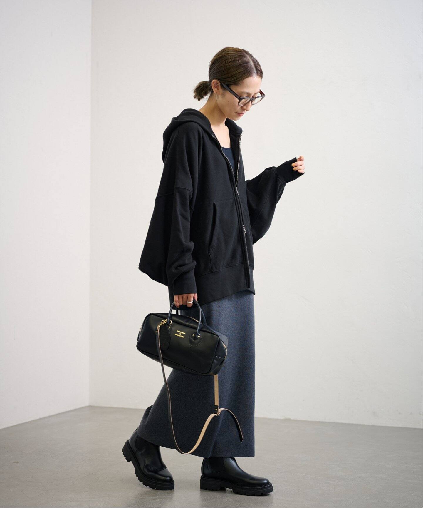 mean machine age 別注BRENTWOOD F/Z スウェットパーカー（パーカー  