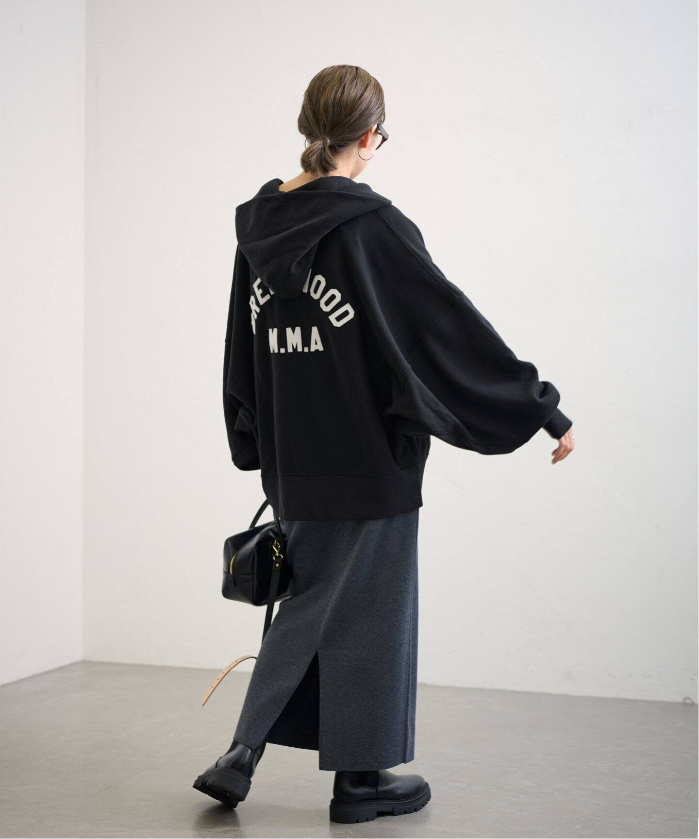 mean machine age 別注BRENTWOOD F/Z スウェットパーカー（パーカー  