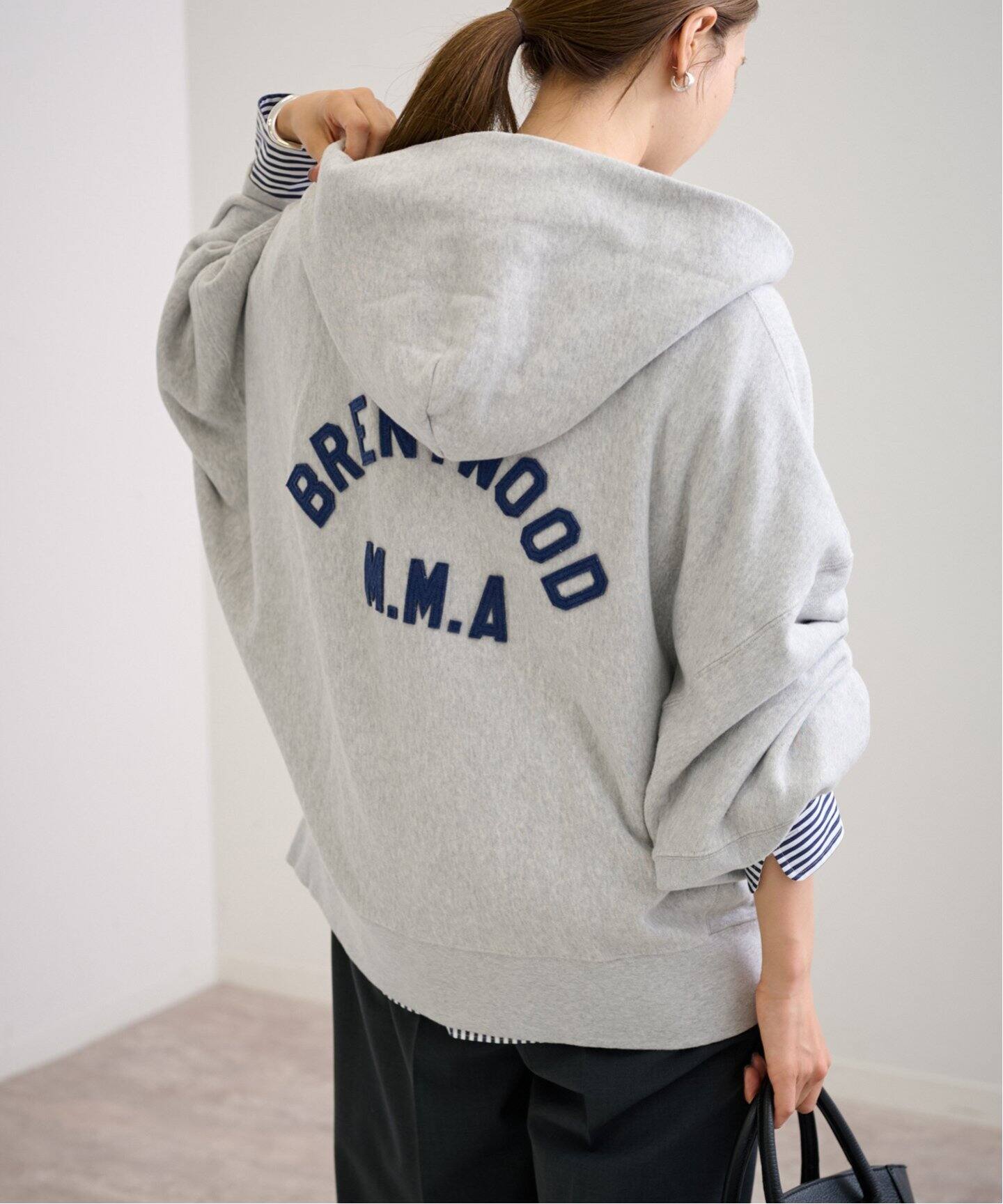 mean machine age 別注BRENTWOOD F/Z スウェットパーカー（パーカー  