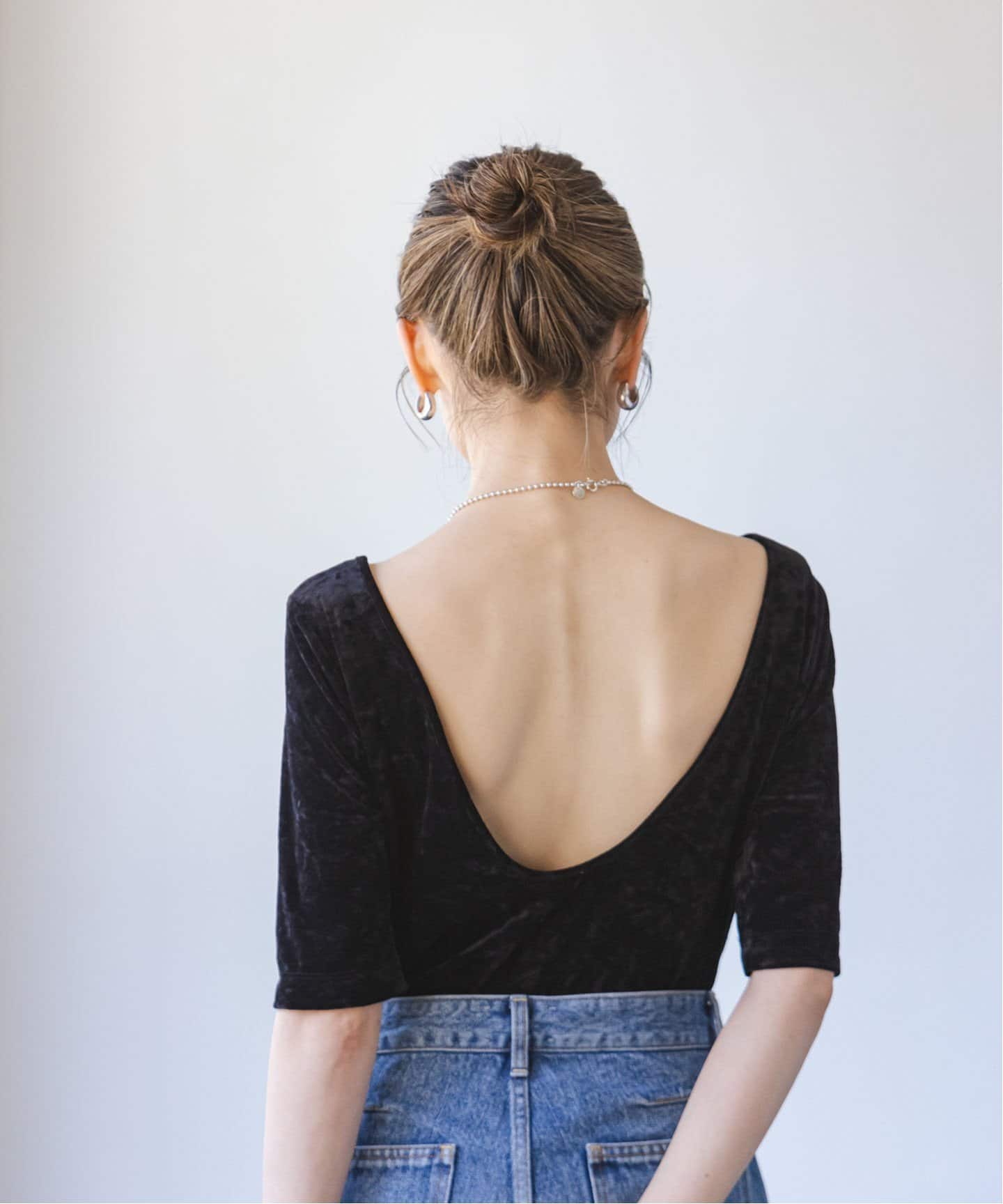 ノーブル　noble ベロアトップス ベロアバレリーナトップ（カップ付きインナー）｜NOBLE（ノーブル）の