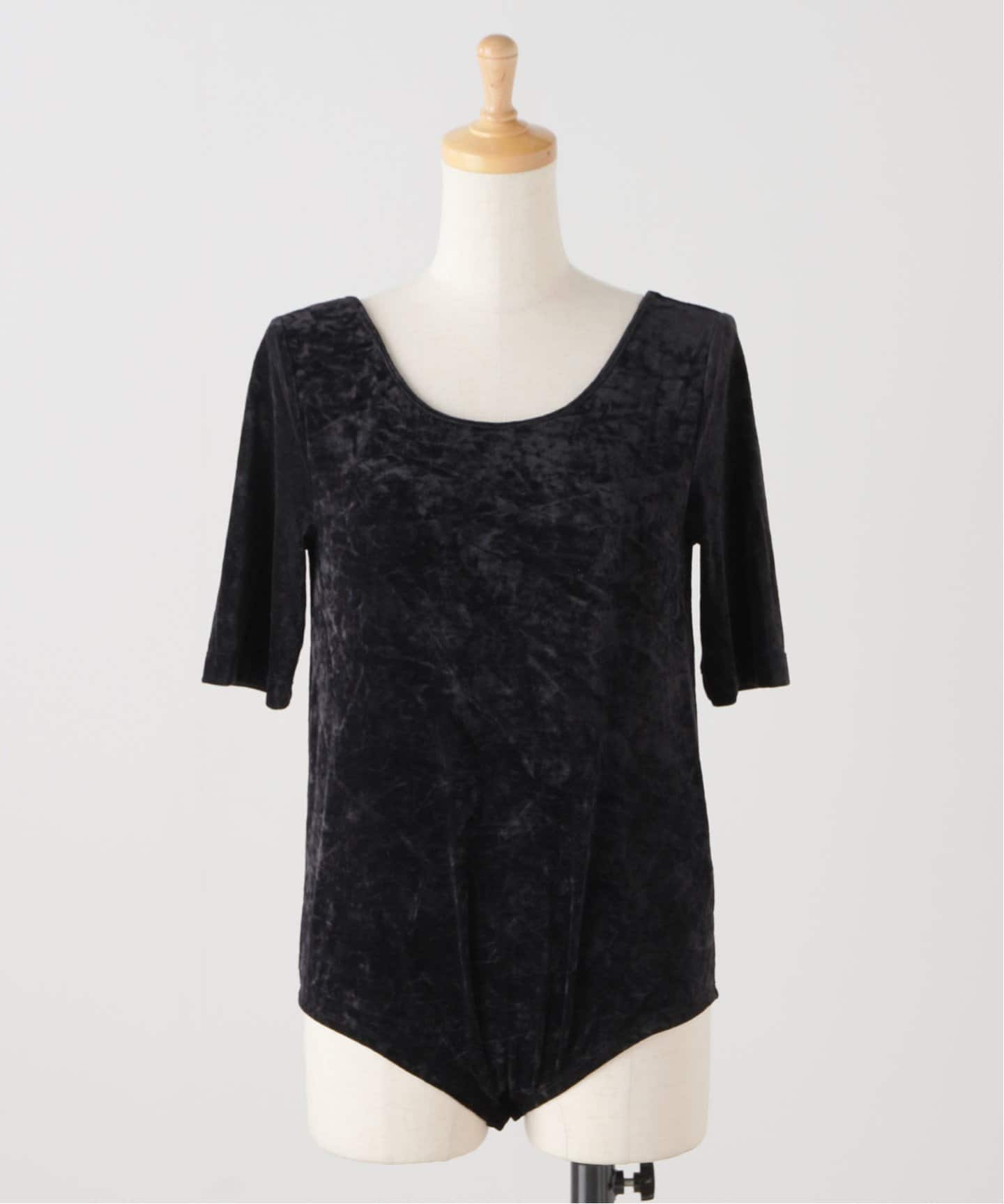 ノーブル　noble ベロアトップス ノーブル NOBLE 《追加予約》シアーベロアキャップスリーブTee