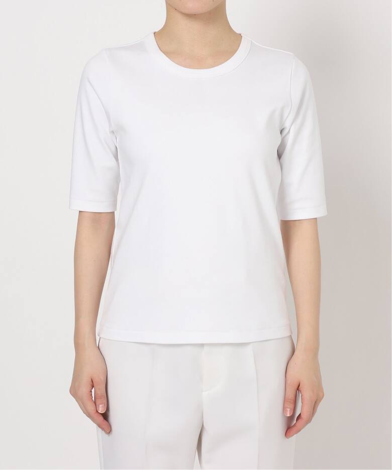 追加》スビンコットン5分袖Tシャツ（Tシャツ／カットソー）｜NOBLE 