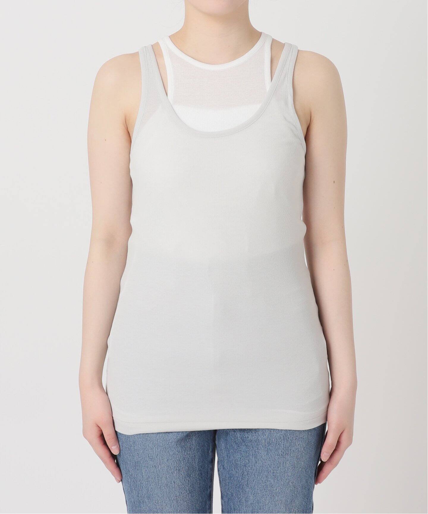 NOBLE ノーブル ギャザーレイヤートップ Noble（ノーブル）の「ギャザーレイヤートップ（Tシャツ