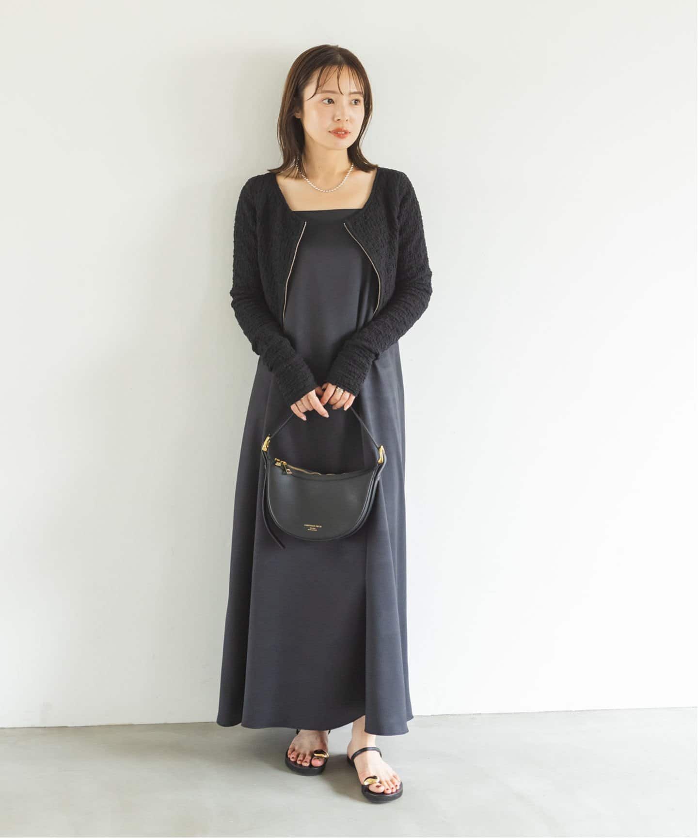ELENI×THENIME ラッセルジップカーディガン（Tシャツ／カットソー