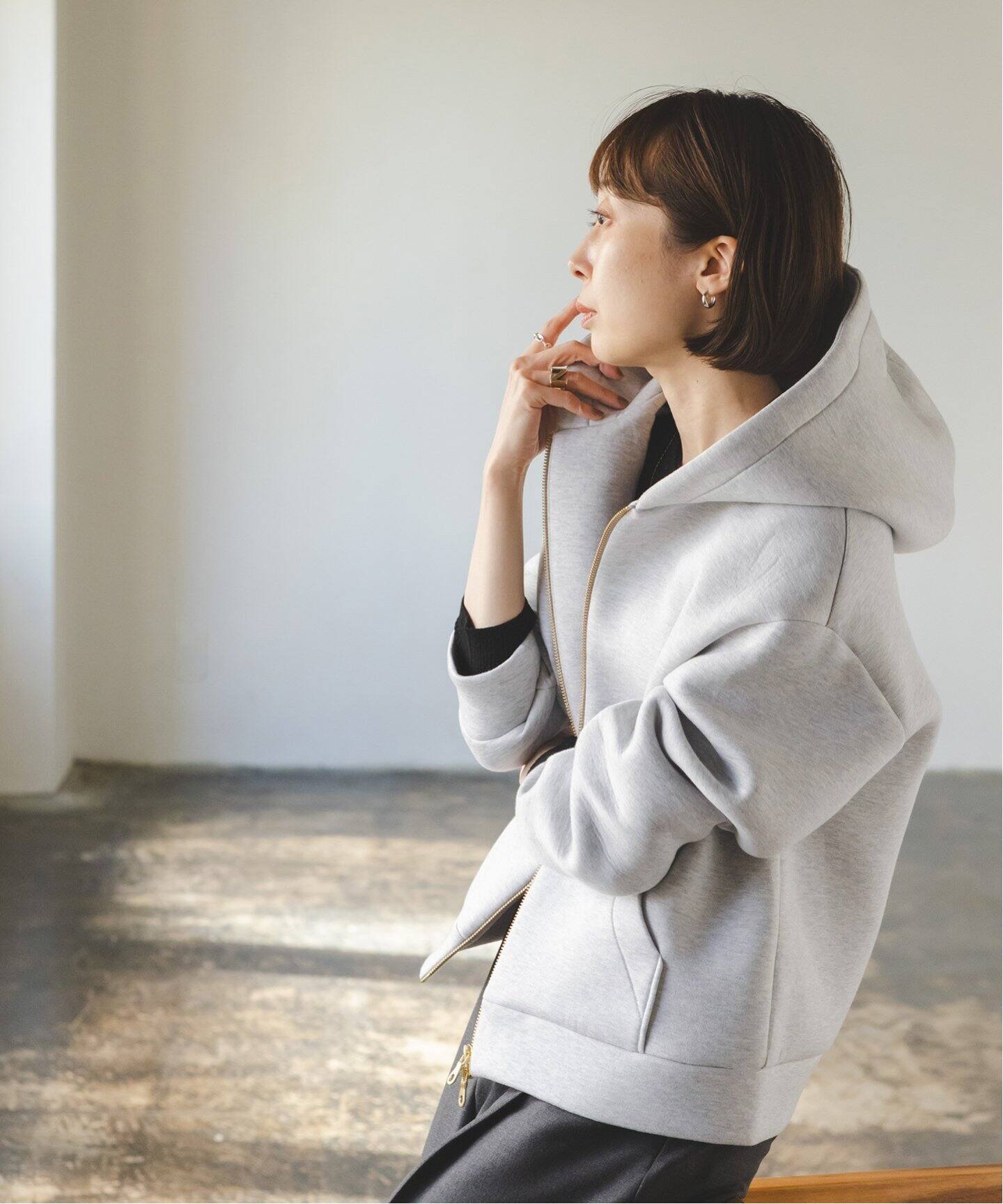 ダンボールニットフーデットパーカー（パーカー）｜NOBLE（ノーブル  