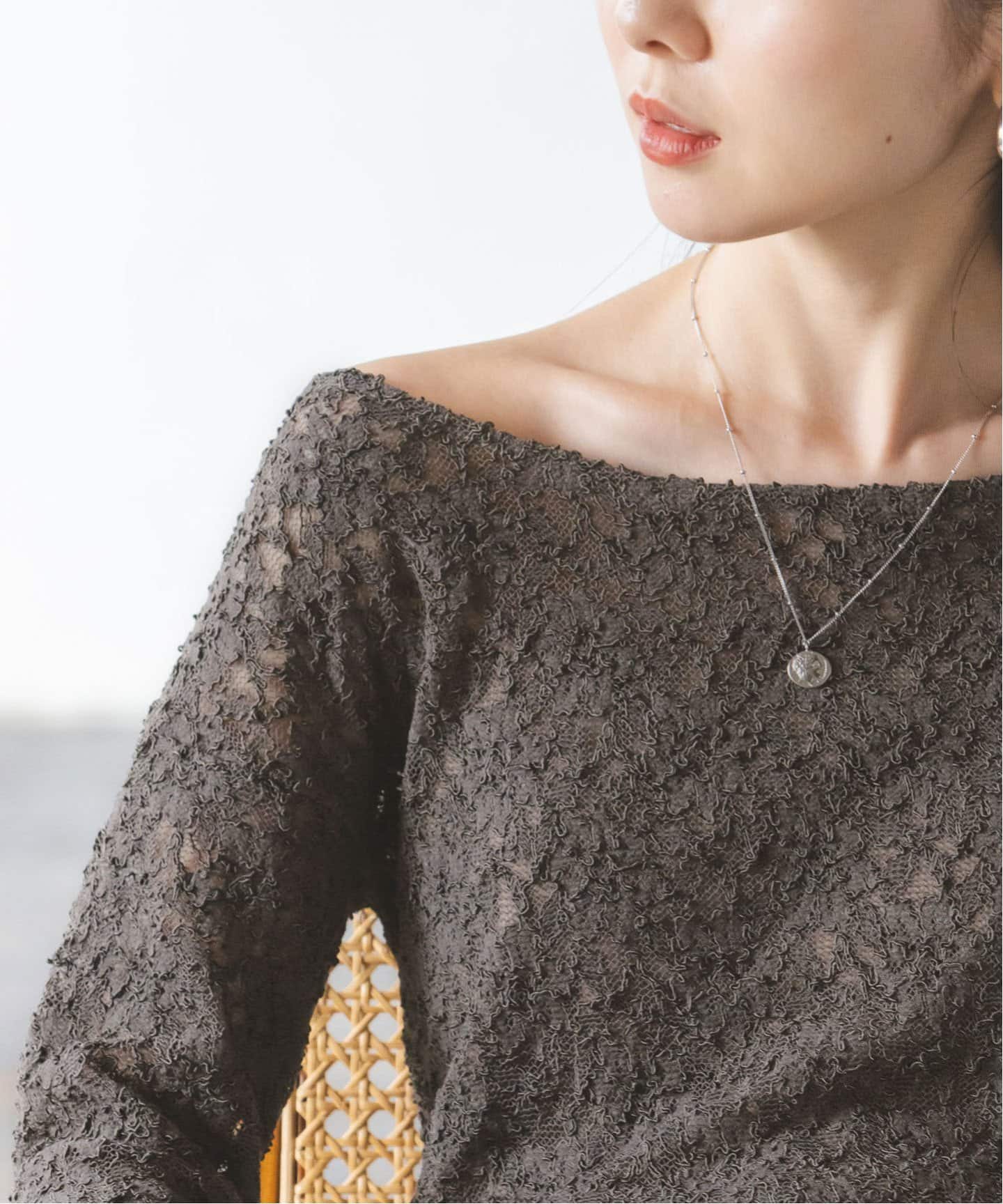 NOBLE ストレッチレースプルオーバー NOBLE ノーブル】【追加2】ストレッチレースプルオーバー[品番