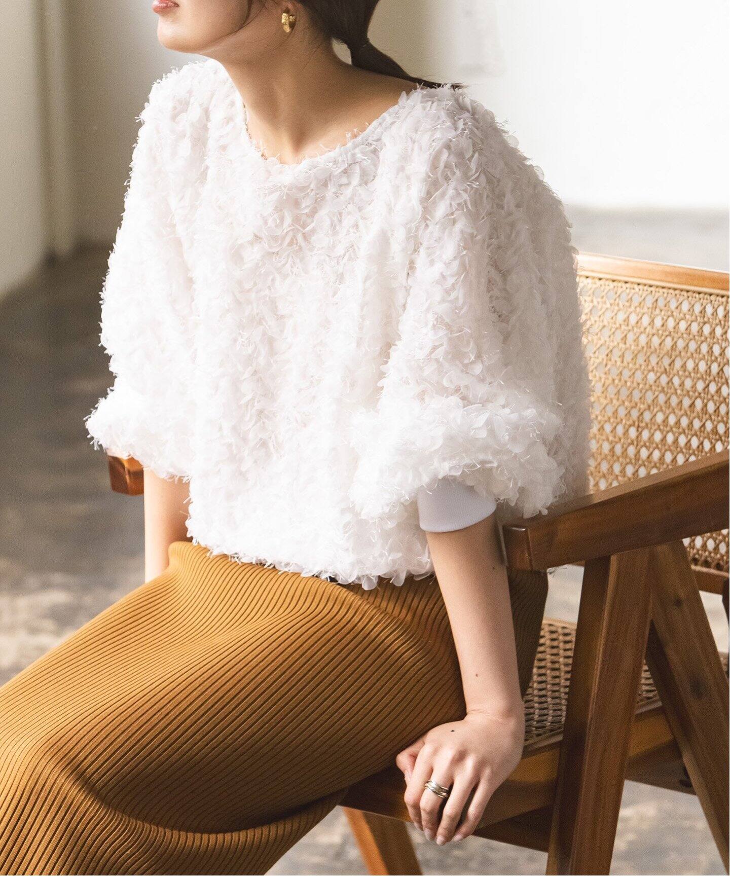 PROVOKE/プロヴォーク Petal Motifプルオーバー（Tシャツ／カットソー  