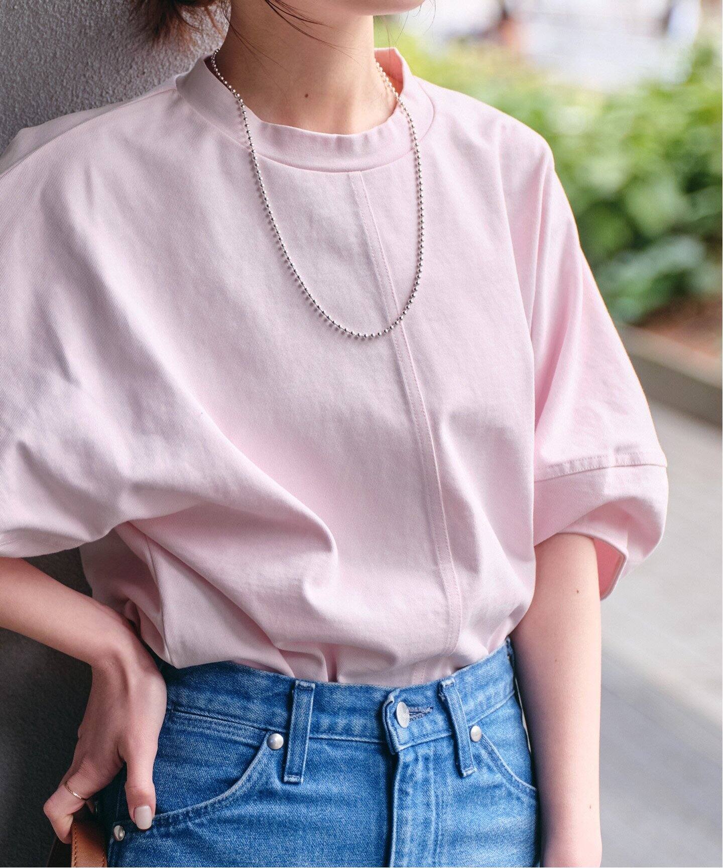 CASAFLINE カーサフライン　オーガニックコットンTシャツ　ホワイト CASA FLINE - ORGANIC COTTON T-SHIRT / オーガニックコットンT